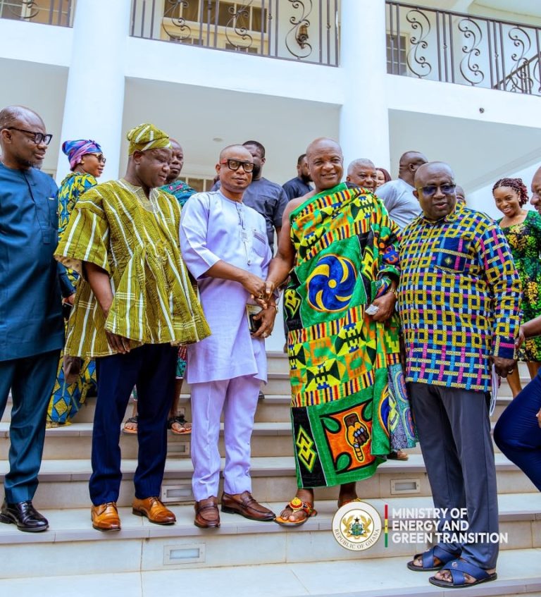 Energy Sector Executive Directors Pay Courtesy Call on Agbogbomefia of Asogli State